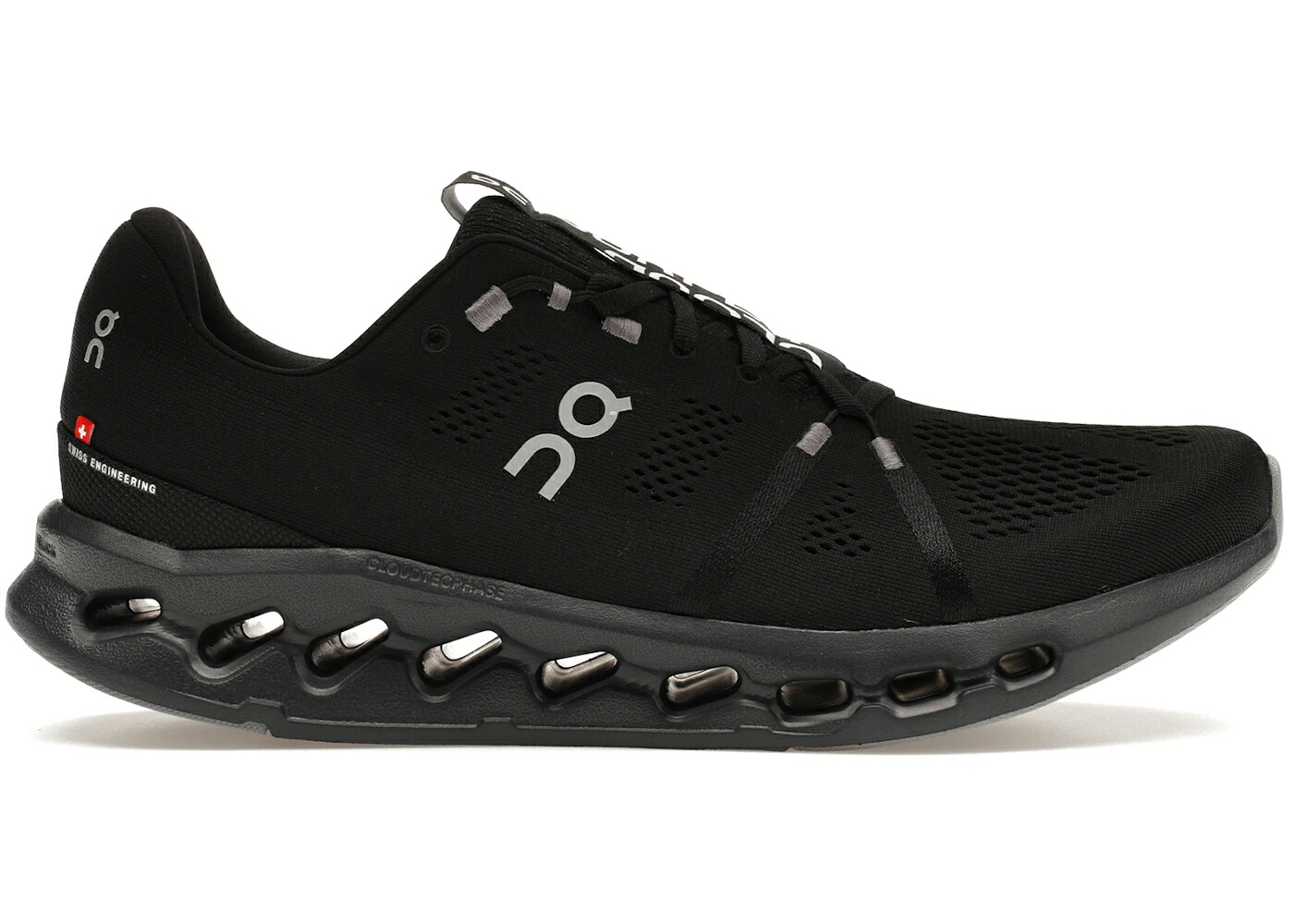 オン 黒いこと 黒いこと スニーカー メンズ ON RUNNING CLOUDSURFER BLACK / BLACK BLACK