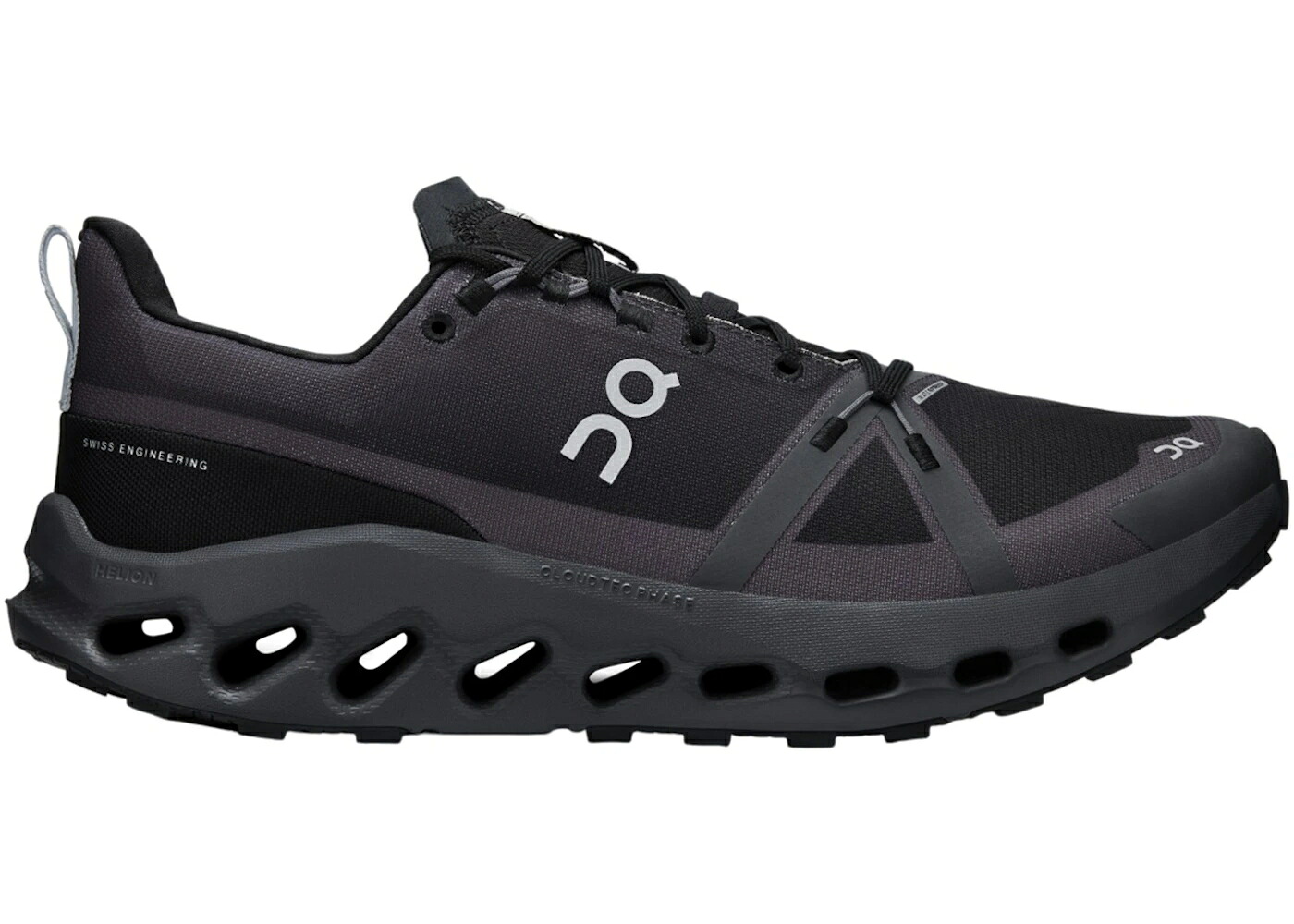 オン 黒いこと 黒いこと スニーカー メンズ ON RUNNING CLOUDSURFER TRAIL WATERPROOF BLACK ECLIPSE / BLACK ECLIPSE