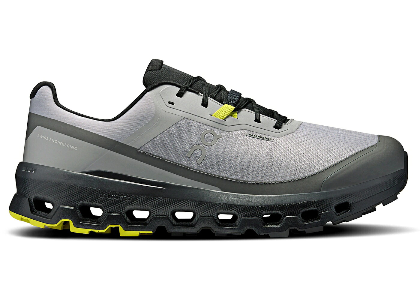 オン 黒色 ブラック スニーカー メンズ ON RUNNING CLOUDVISTA 2 WATERPROOF LILAC BLACK / LILAC BLACK