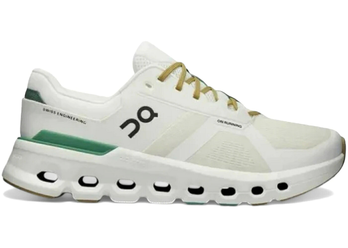 オン 白いこと 白いこと 緑 緑であること スニーカー メンズ ON RUNNING CLOUDRUNNER 2 WHITE GREEN / WHITE GREEN