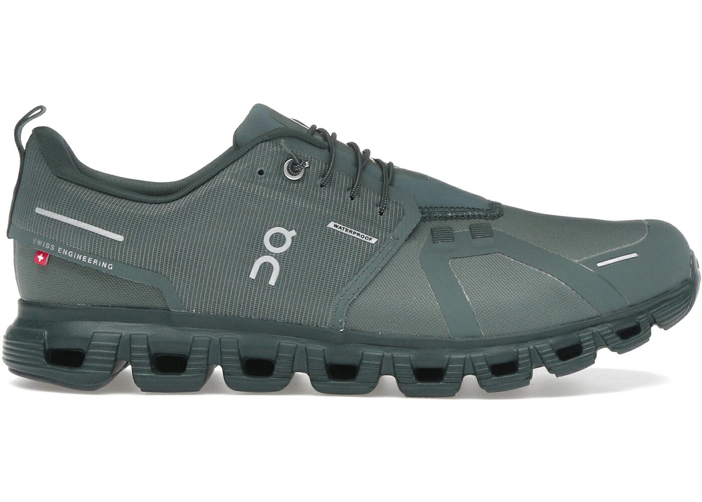 オン オリーブ スニーカー メンズ ON RUNNING CLOUD 6 WATERPROOF OLIVE EVERGREEN / OLIVE EVERGREEN