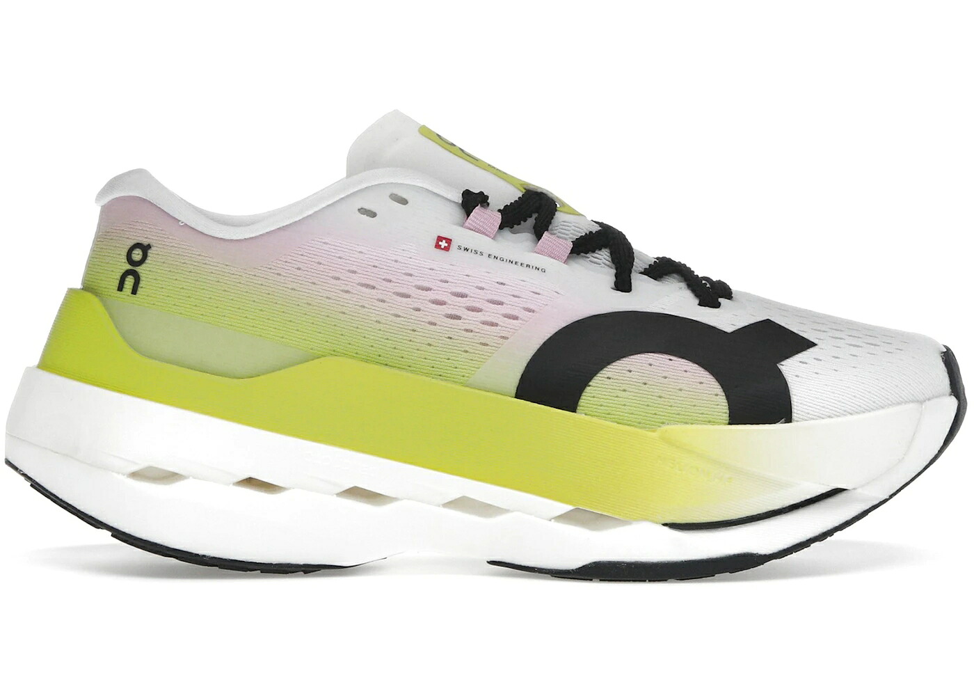 オン マックス 菩提樹 スニーカー メンズ ON RUNNING CLOUDBOOM MAX LIME RASPBERRY / LIME RASPBERRY