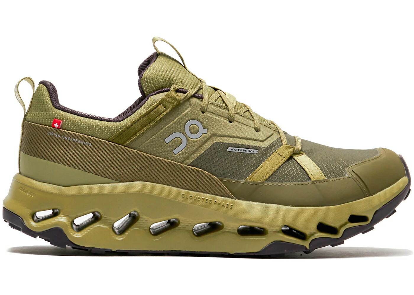 オン サファリ オリーブ スニーカー メンズ ON RUNNING CLOUDHORIZON WATERPROOF SAFARI OLIVE / SAFARI OLIVE
