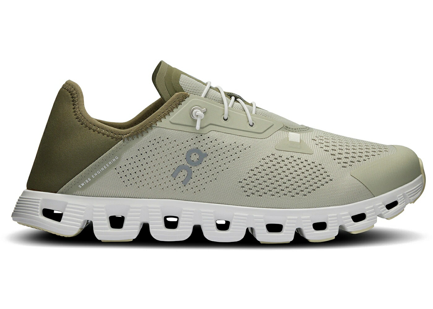 オン オリーブ スニーカー メンズ ON RUNNING CLOUD 5 COAST CHALK OLIVE / CHALK OLIVE