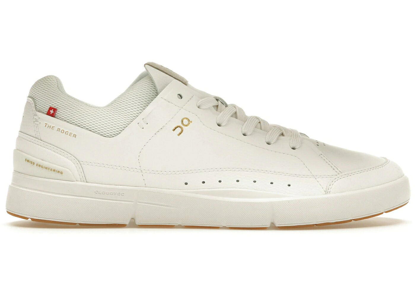 オン コート 白色 ホワイト スニーカー メンズ ON THE ROGER CENTRE COURT WHITE GUM (NON NUMBERED) / WHITE GUM｜スニケス