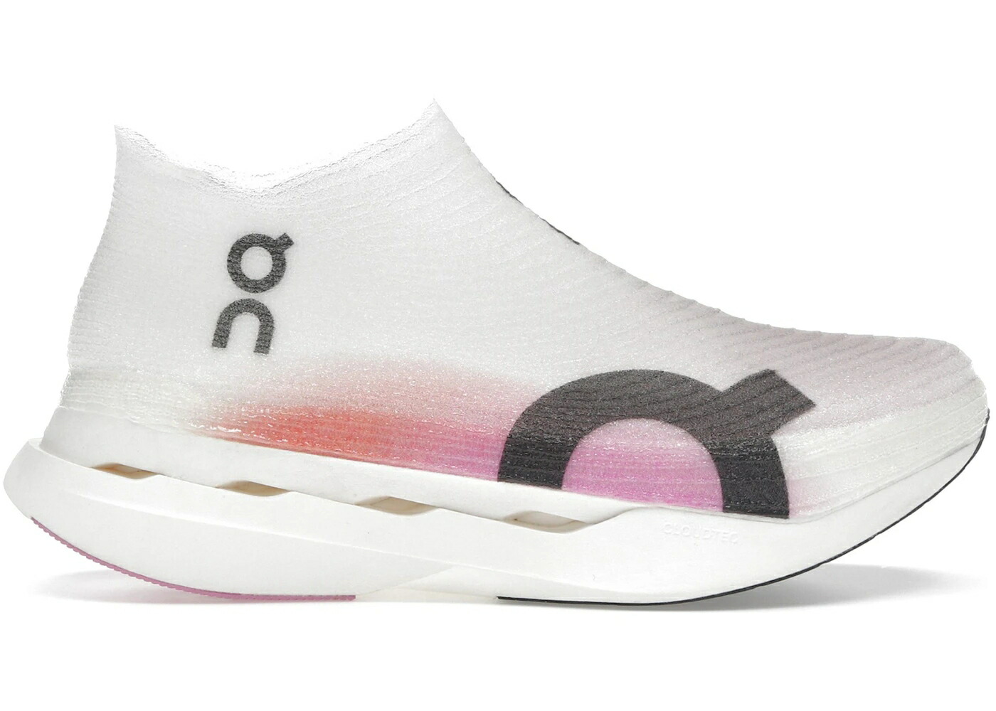 オン ストライク 白色 ホワイト スニーカー メンズ ON RUNNING CLOUDBOOM STRIKE LS WHITE RASPBERRY / WHITE RASPBERRY