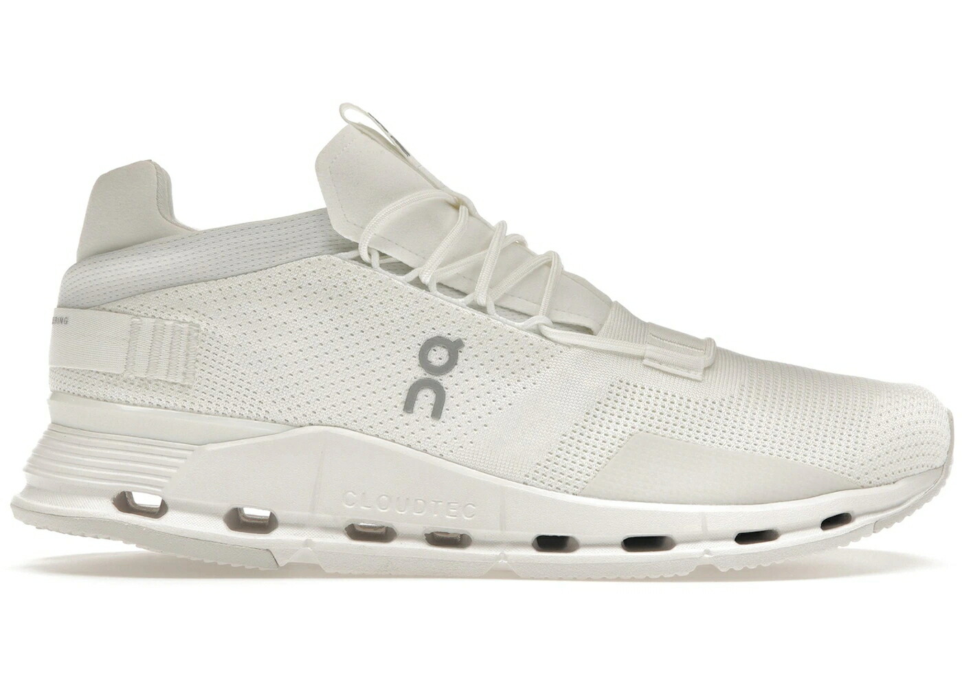 オン 白色 ホワイト スニーカー メンズ ON RUNNING CLOUDNOVA UNDYED WHITE (2023) /