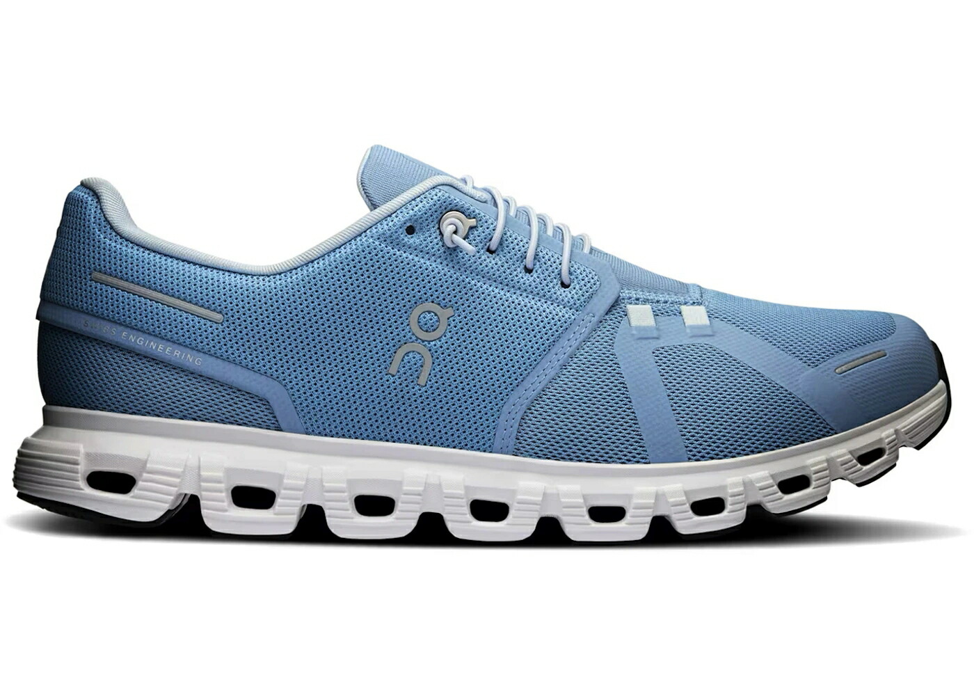 オン 白色 ホワイト スニーカー メンズ ON RUNNING CLOUD 6 CHAMBRAY WHITE / CHAMBRAY WHITE