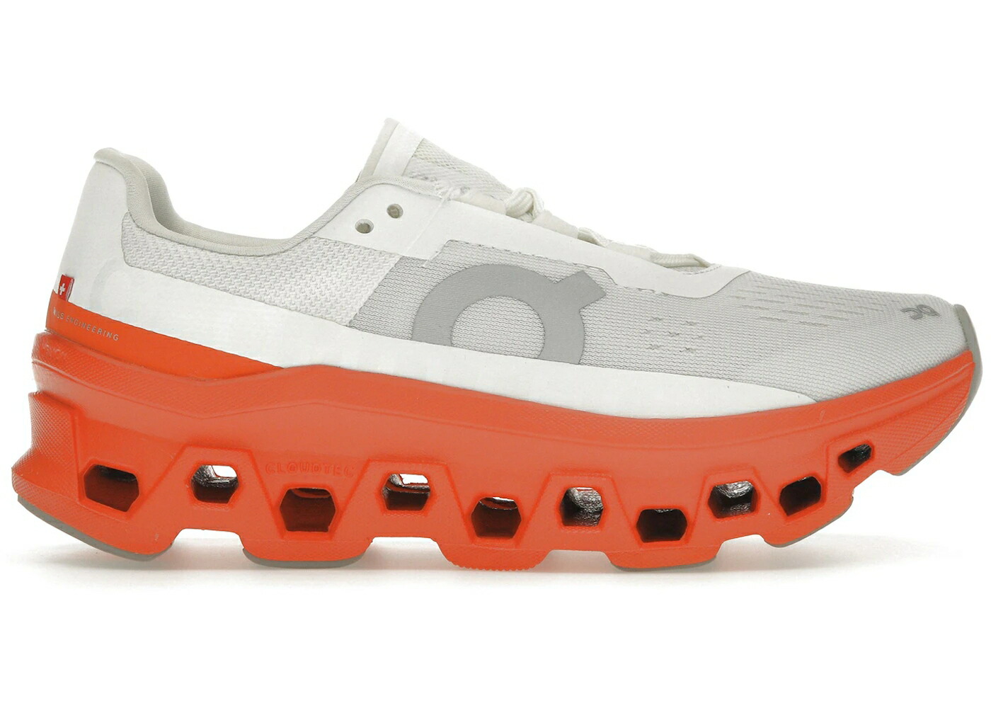 オン 白いこと 白いこと WOMEN\u0027S スニーカー レディース ON RUNNING CLOUDMONSTER WHITE FLAME (WOMEN\u0027S) / WHITE FLAME