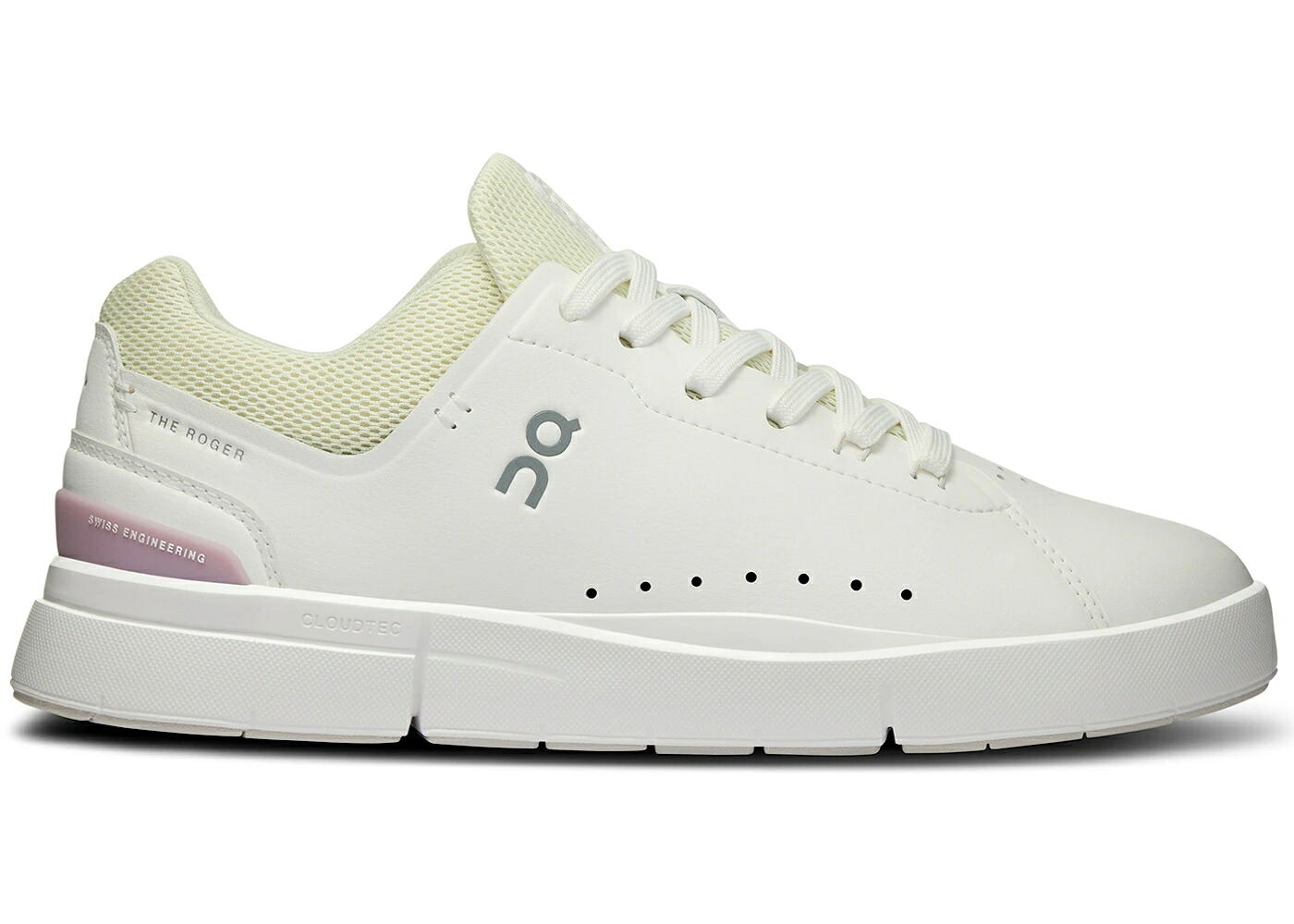 オン 白いこと 白いこと WOMEN\u0027S スニーカー レディース ON THE ROGER ADVANTAGE WHITE MAUVE (WOMEN\u0027S) / WHITE MAUVE