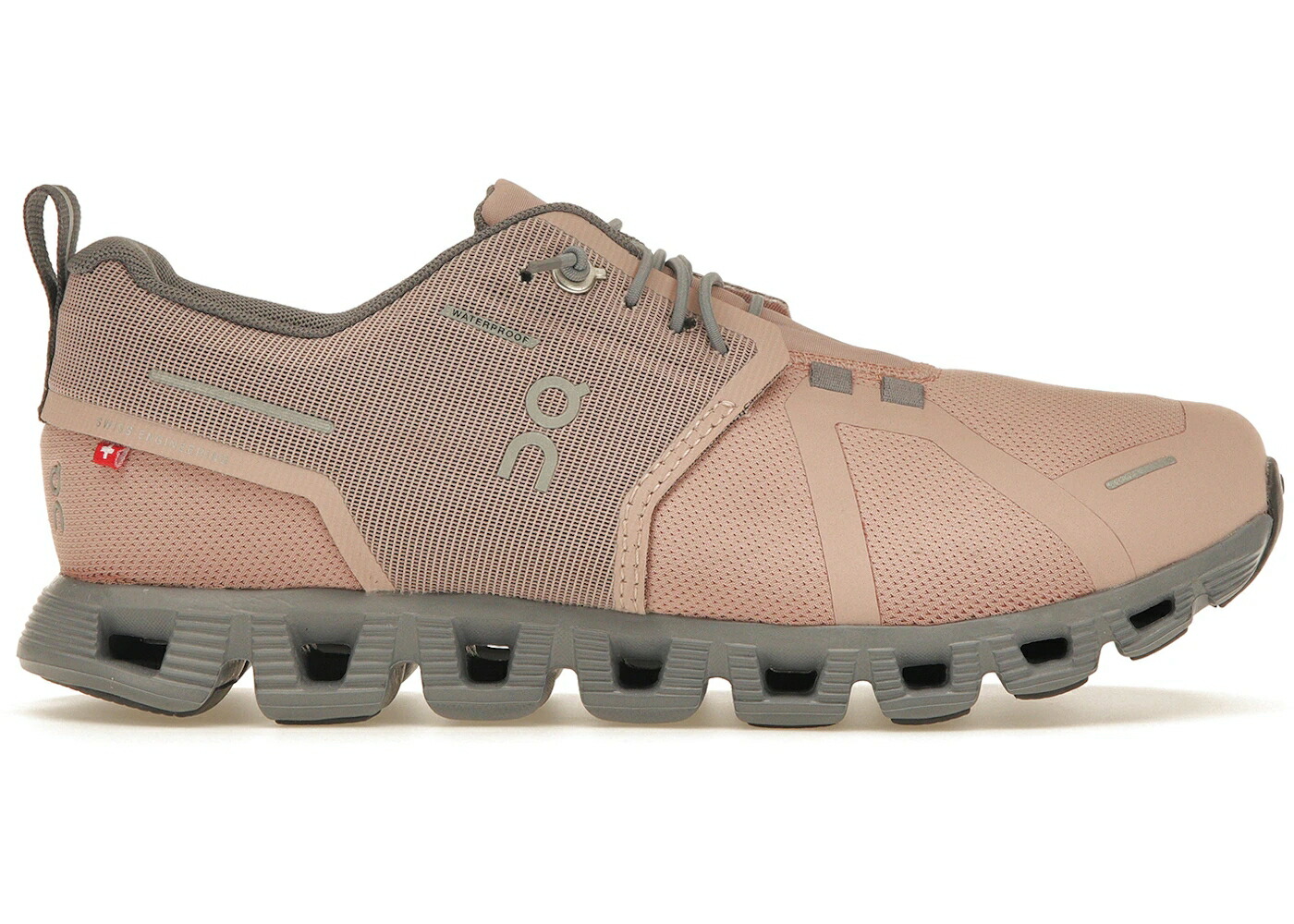 オン サクラ色 WOMEN\u0027S スニーカー レディース ON RUNNING CLOUD 5 WATERPROOF ROSE FOSSIL (WOMEN\u0027S) / ROSE FOSSIL