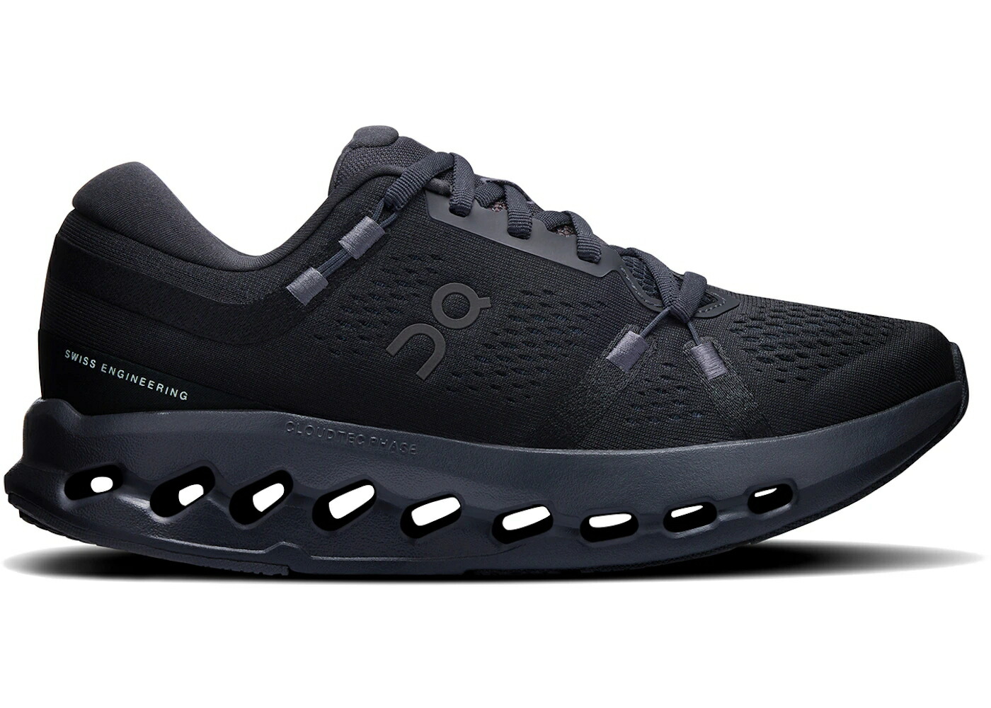 オン 黒色 ブラック WOMEN スニーカー レディース ON RUNNING CLOUDSURFER 2 ALL BLACK (WOMEN) / BLACK BLACK