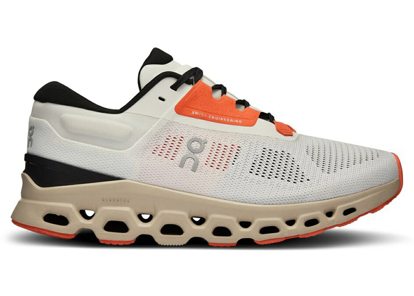 オン 白色 ホワイト 砂色 サンド 橙 オレンジ WOMEN スニーカー レディース ON CLOUDSTRATUS 3 UNDYED WHITE SAND ORANGE (WOMEN) / UNDYED WHITE SAND