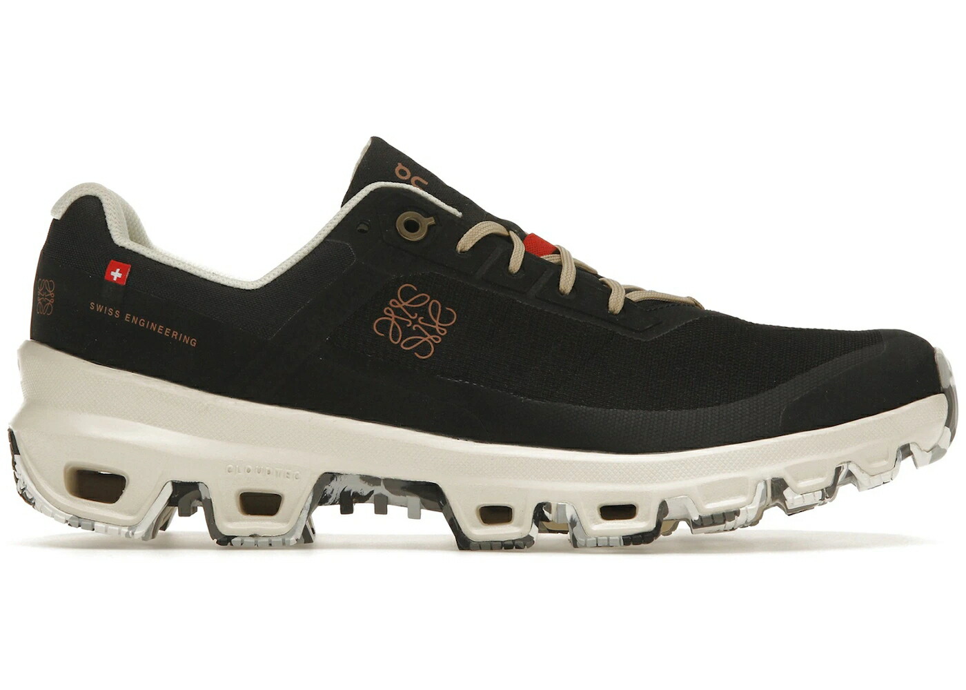 オン 黒いこと 黒いこと WOMEN\u0027S スニーカー レディース ON RUNNING CLOUDVENTURE LOEWE BLACK (WOMEN\u0027S) /