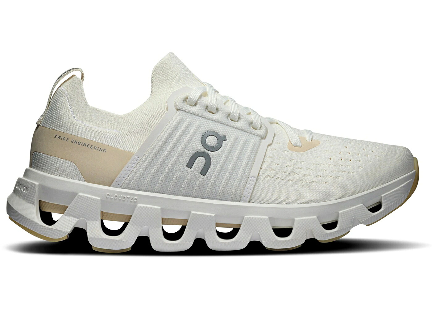 オン 白いこと 白いこと 皮膚軟化剤 WOMEN\u0027S スニーカー レディース ON RUNNING CLOUDSWIFT 4 WHITE CREAM (WOMEN\u0027S) / WHITE CREAM