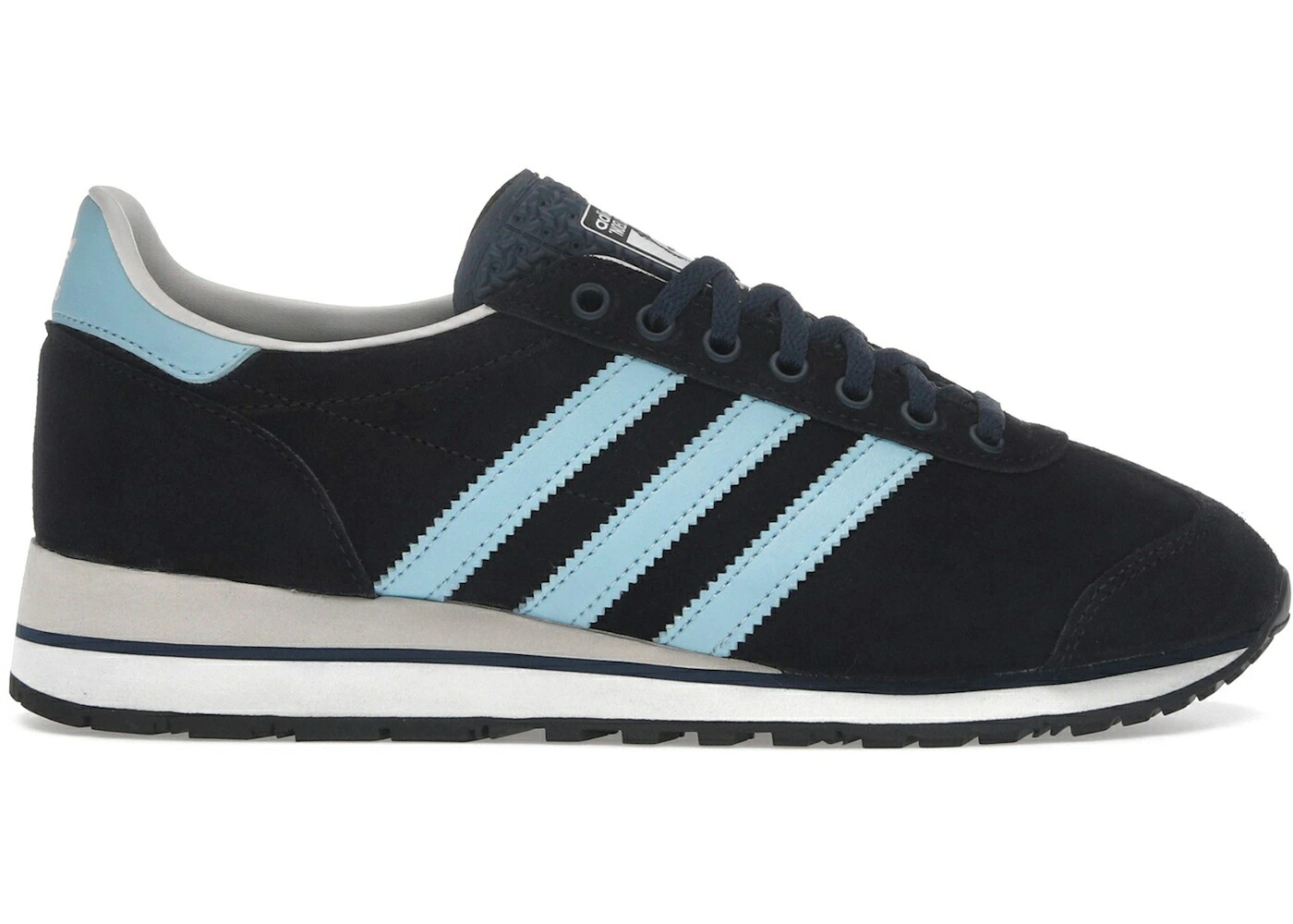 アディダス ナイト 紺色 ネイビー 青色 ブルー コア 黒色 ブラック スニーカー メンズ ADIDAS MARATHON SPZL NOEL GALLAGHER NIGHT NAVY / NIGHT NAVY CLEAR BLUE CORE BLACK