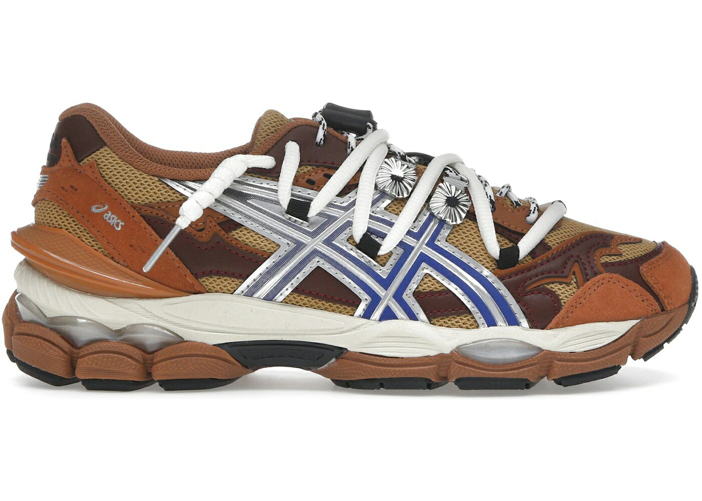 アシックス 茶色 ブラウン 青色 ブルー ピュア 銀色 シルバー スニーカー メンズ ASICS GEL-CUMULUS 16 TOGA BROWN BLUE PURE SILVER / BROWN BLUE PURE SILVER
