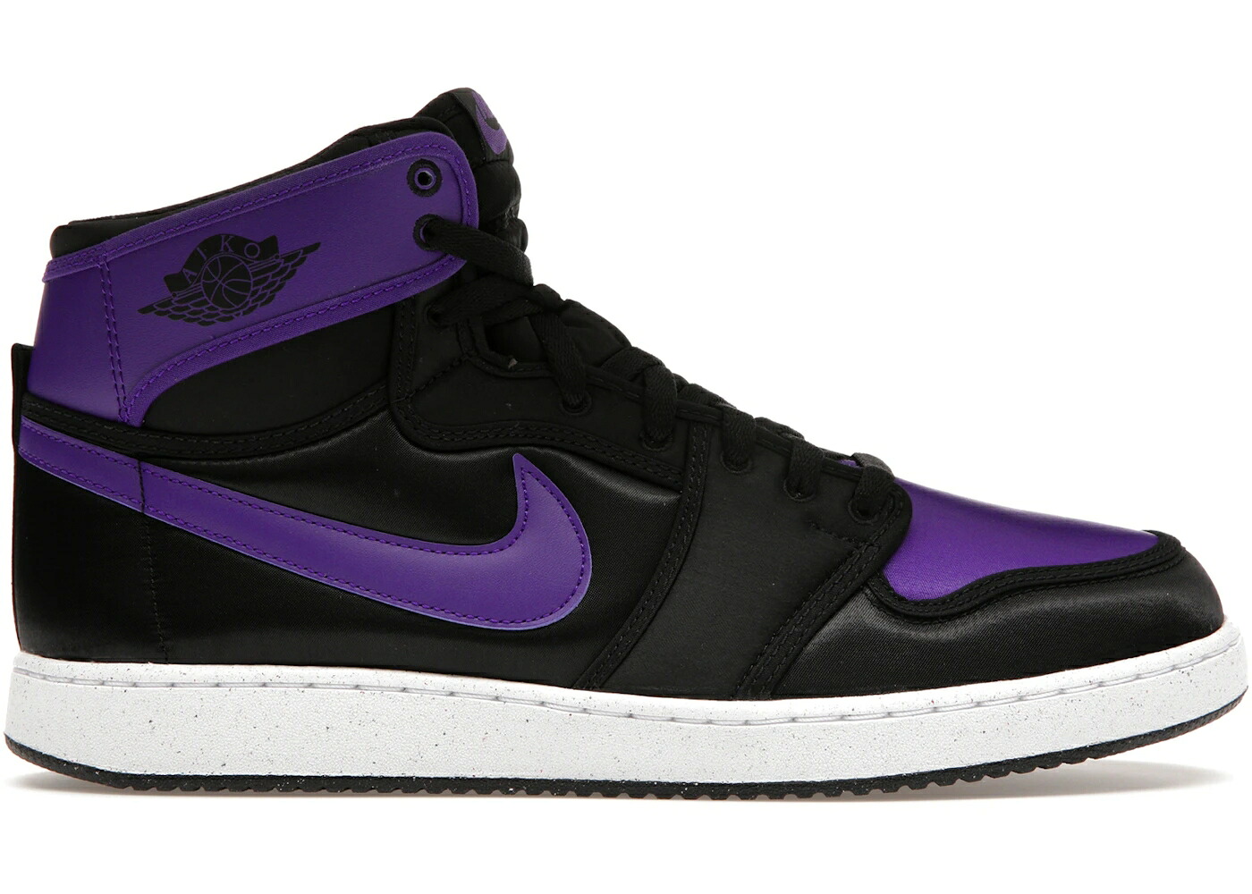 ナイキ ジョーダン フィールド 紫 パープル サテン 黒色 ブラック スニーカー メンズ JORDAN 1 RETRO AJKO FIELD PURPLE SATIN / BLACK FIELD PURPLE｜スニケス