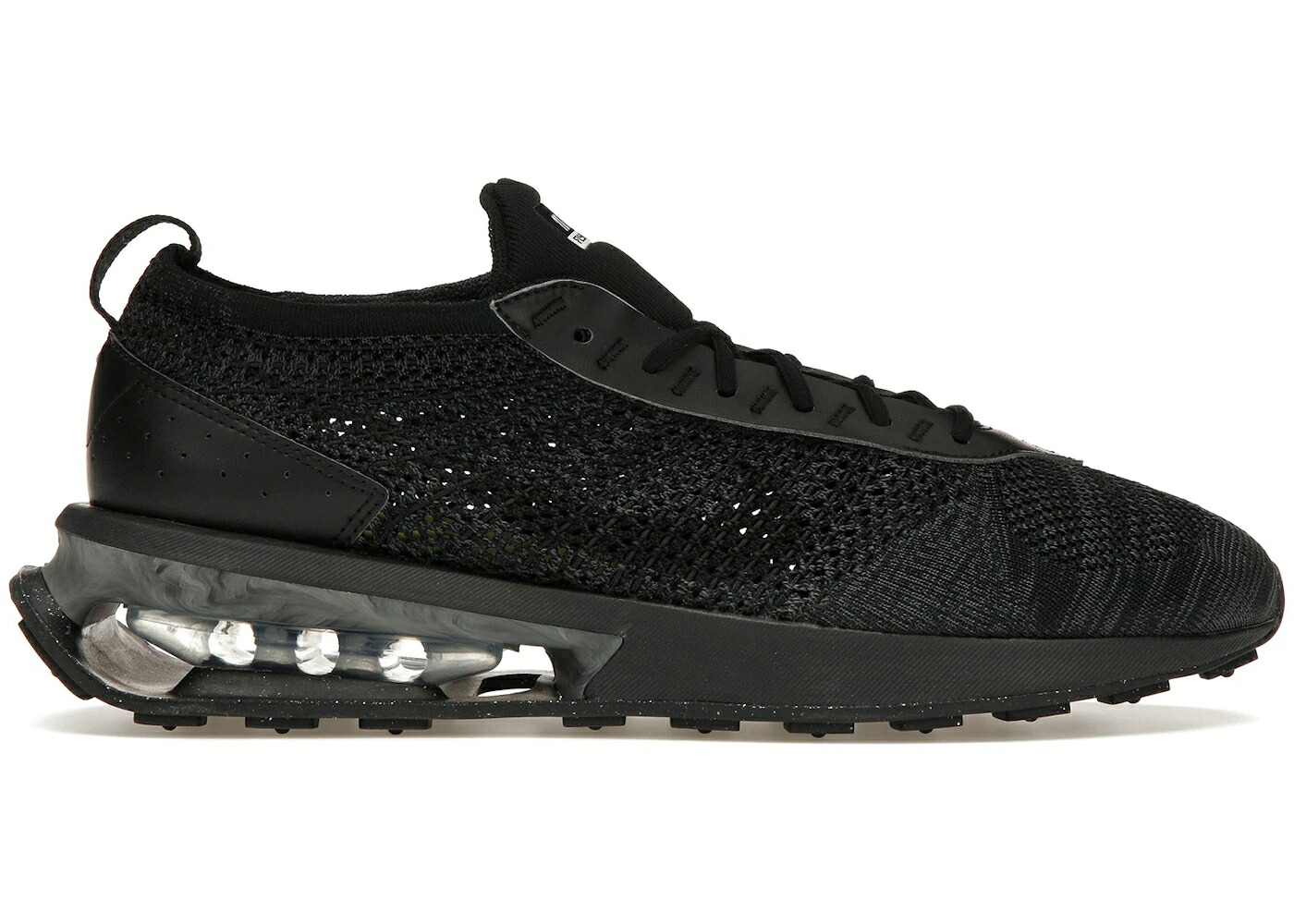 ナイキ マックス 飛球編み物 黒いこと 黒いこと エア湖マックス スニーカー メンズ NIKE AIR MAX FLYKNIT RACER TRIPLE BLACK / BLACK BLACK ANTHRACITE BLACK