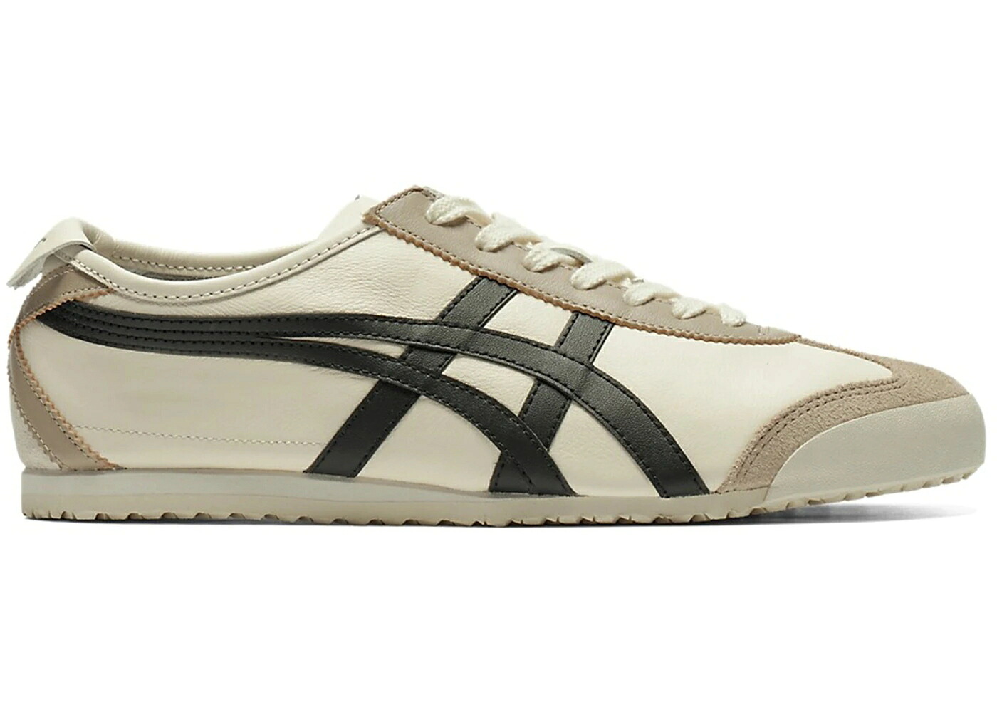 メキシコ合衆国 象牙色 黒いこと 黒いこと オニツカタイガー スニーカー メンズ ONITSUKA TIGER ONITSUKA TIGER MEXICO 66 IVORY BLACK / IVORY BLACK