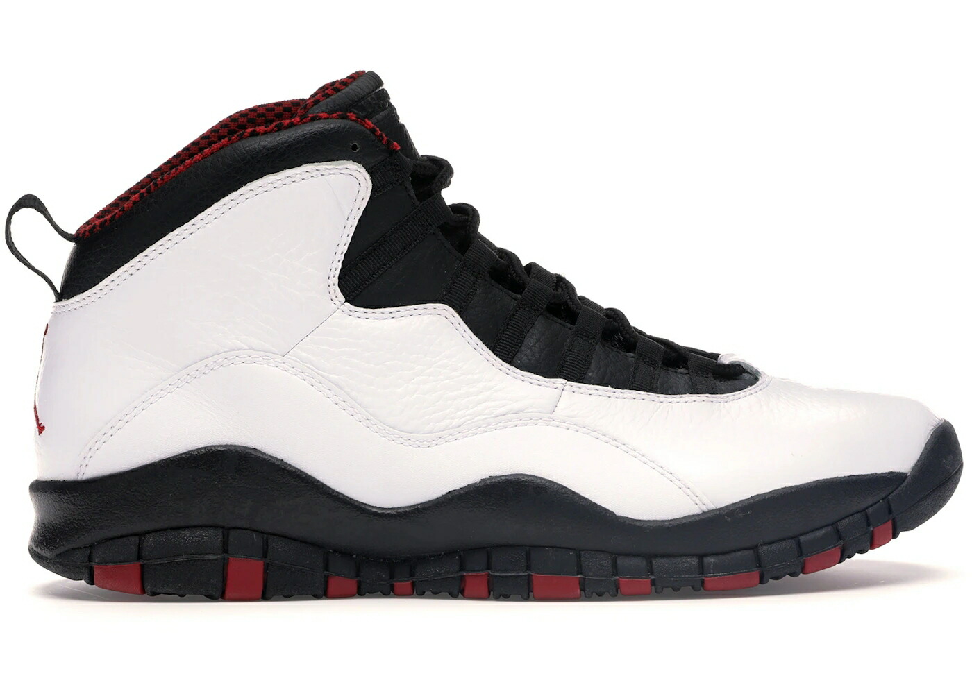 ナイキ ジョーダン シカゴ ブルズ 白色 ホワイト 赤 レッド 黒色 ブラック スニーカー メンズ JORDAN 10 RETRO CHICAGO BULLS (2012) / WHITE VARSITY RED BLACK