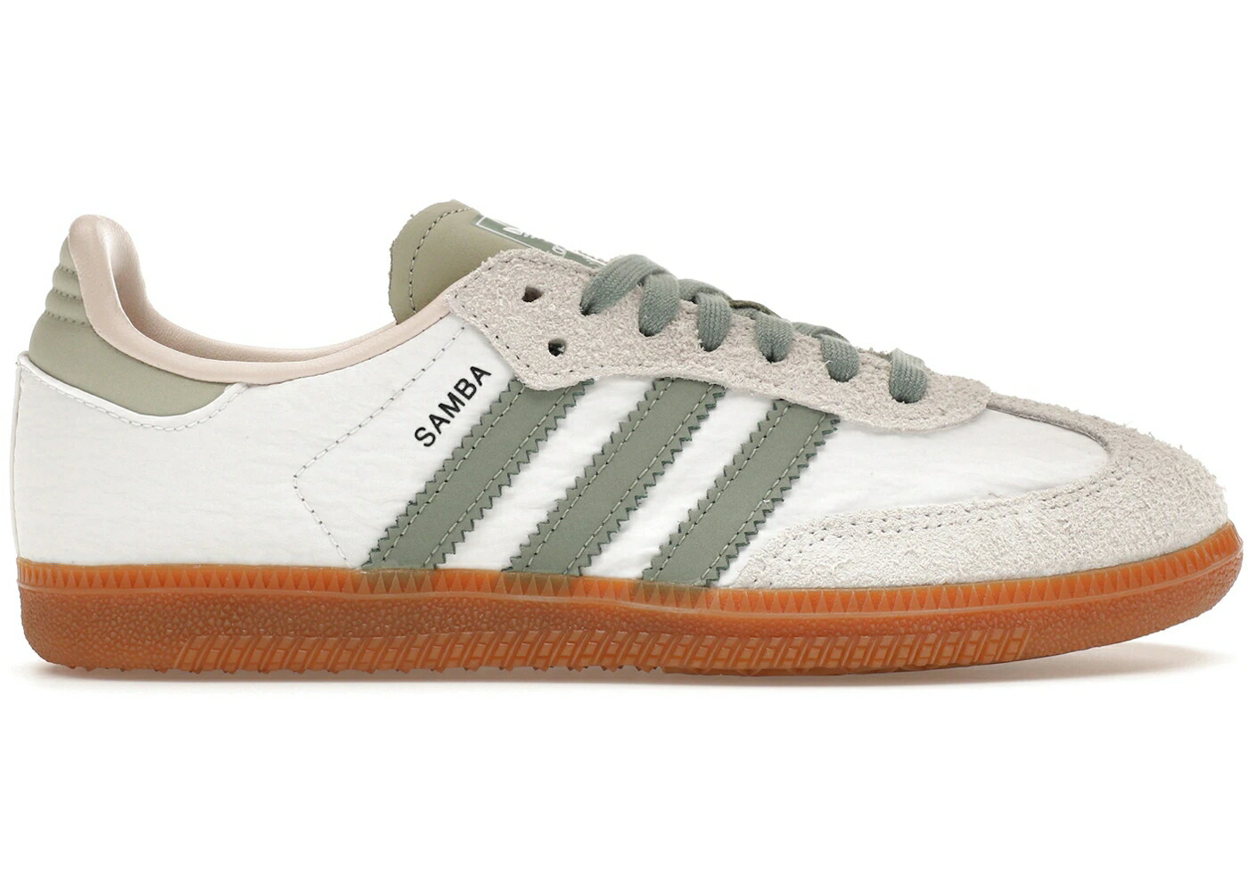 アディダス サンバ 銀色 シルバー 緑 グリーン 白色 ホワイト WOMEN スニーカー レディース 【 ADIDAS SAMBA OG SILVER GREEN PUTTY MAUVE (WOMEN) / CLOUD WHITE SILVER GREEN PUTTY 】