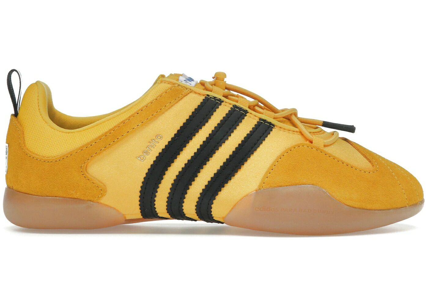 アディダス バレリーナ ゴールド コア 黒色 ブラック スニーカー メンズ ADIDAS BALLERINA BAD BUNNY BOLD GOLD / BOLD GOLD CORE BLACK GUM