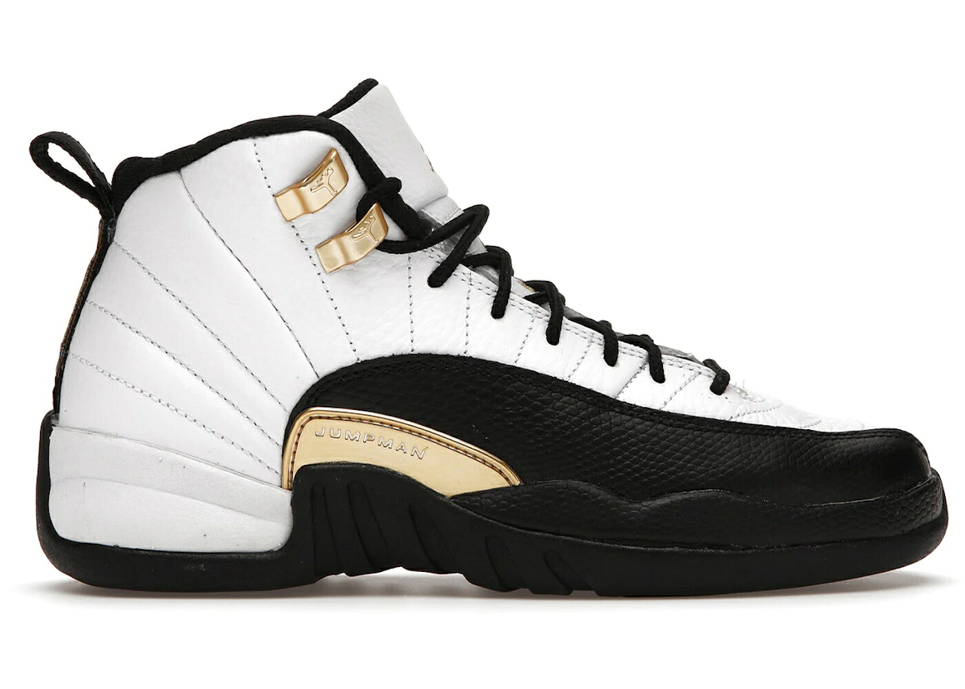 ナイキ ジョーダン 白いこと 白いこと 黒いこと 黒いこと ゴールド 御坊っちゃん キッズ JORDAN 12 RETRO ROYALTY TAXI (GS) / WHITE BLACK METALLIC GOLD もの言う花 マタニティ スニーカー