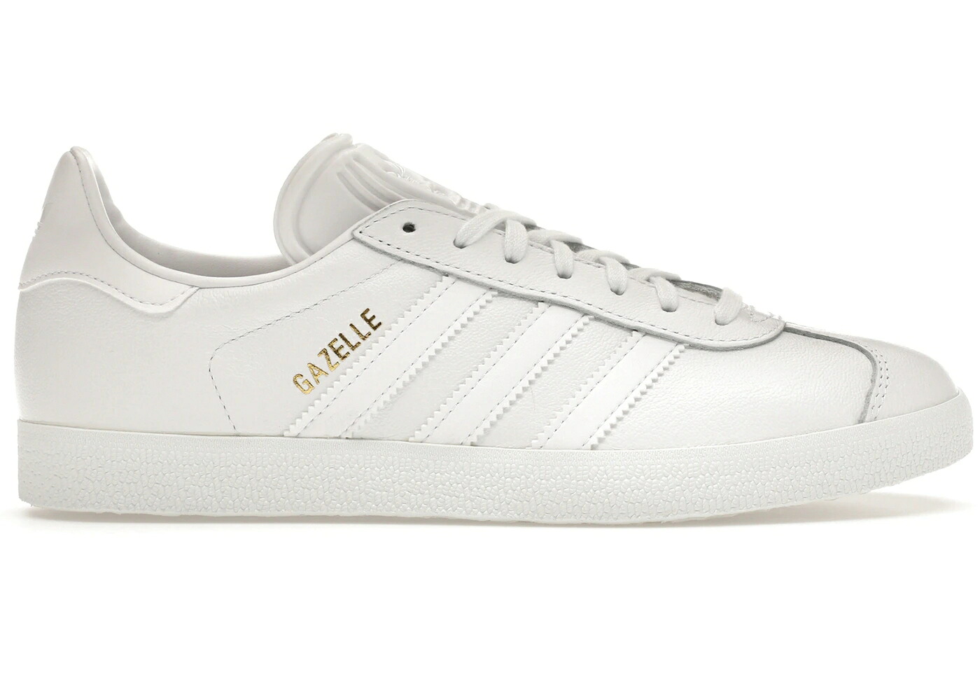アディダス ガゼル 白色 ホワイト ゴールド スニーカー メンズ ADIDAS GAZELLE WHITE/WHITE-GOLD METALLIC / WHITE WHITE GOLD METALLIC