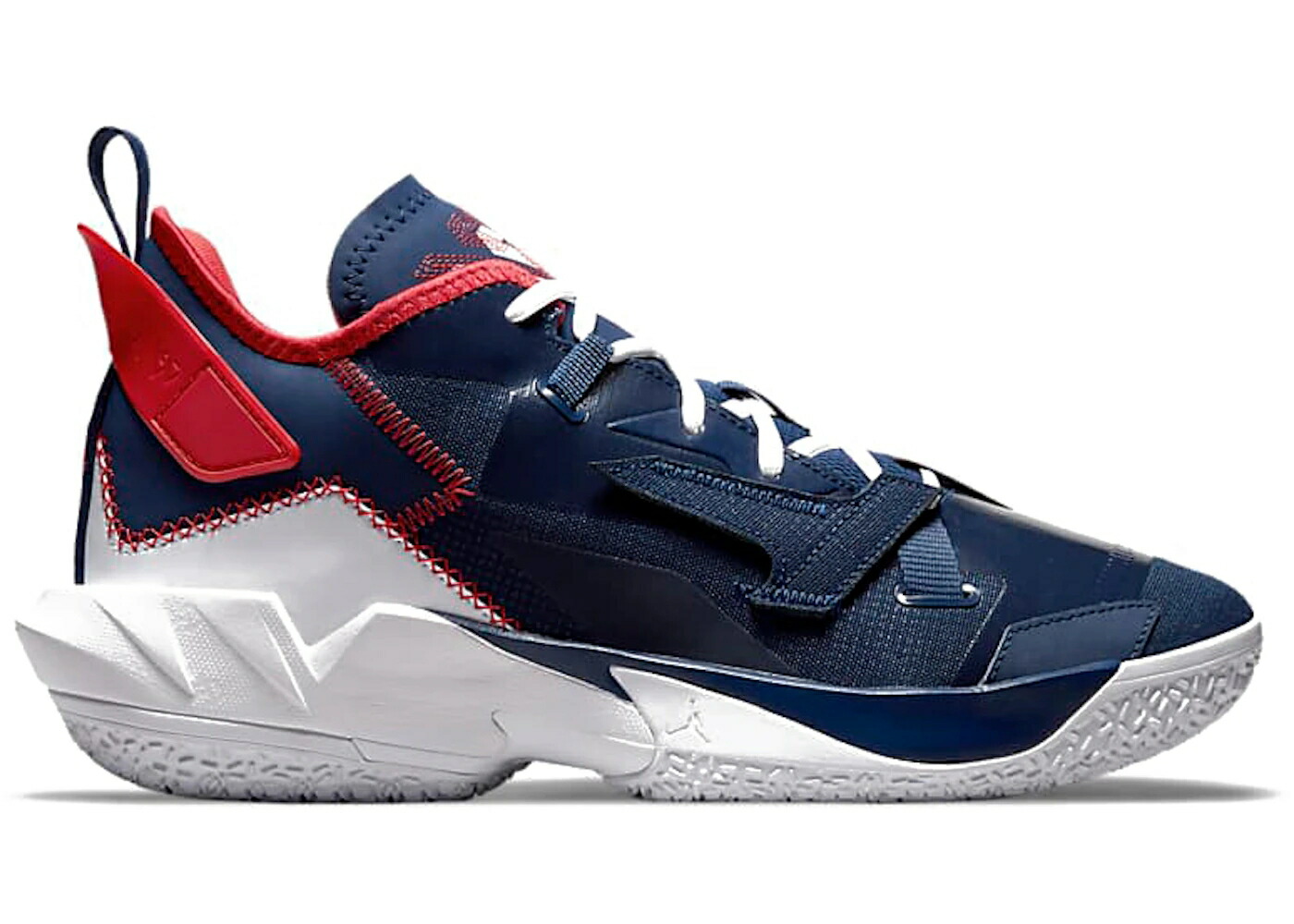 ナイキ ジョーダン 青味 青み 赤 赤いこと 白いこと 白いこと ZER0.4 スニーカー メンズ JORDAN WHY NOT USA / BLUE VOID UNIVERSITY RED WHITE