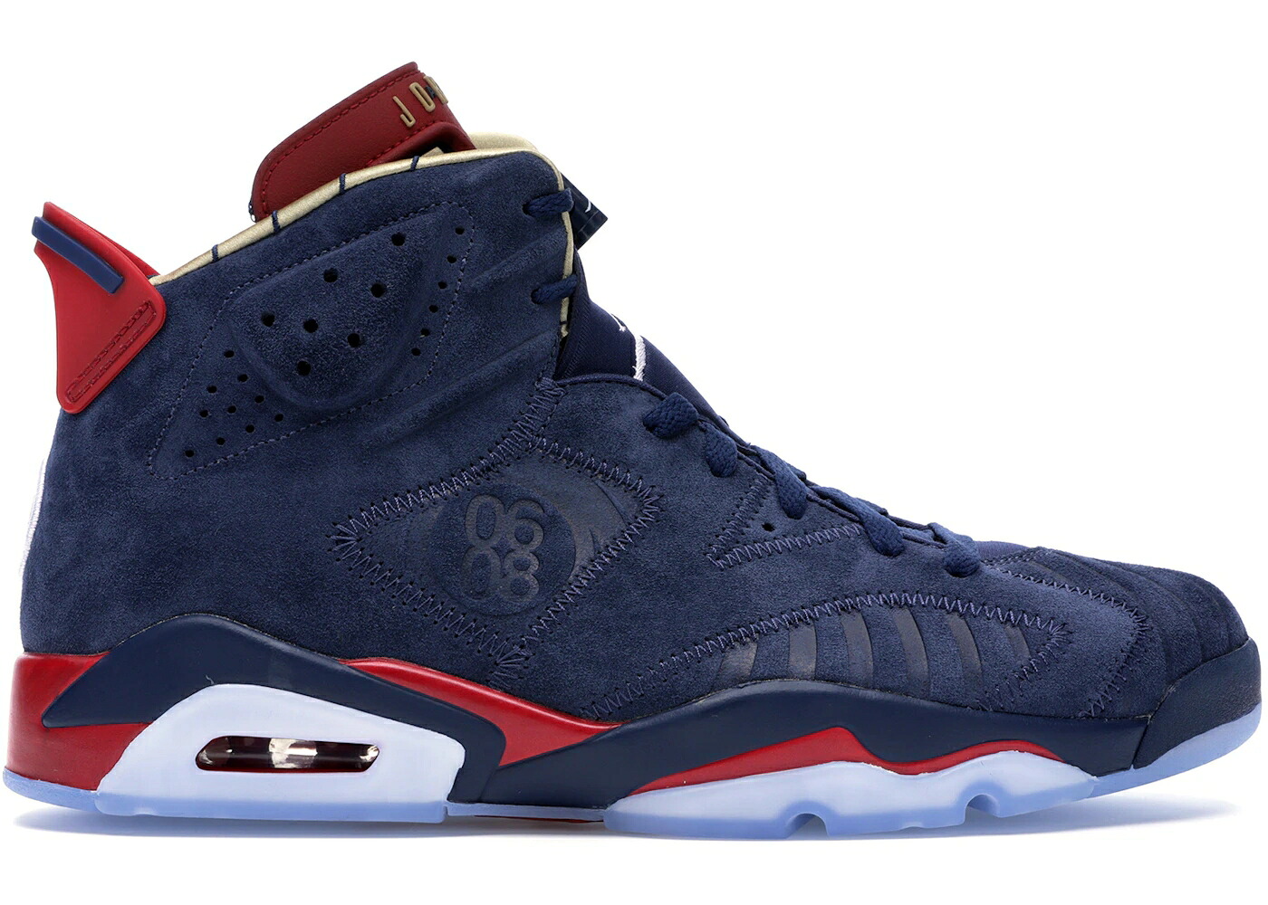 ナイキ ジョーダン 紺色 ネイビー 白色 ホワイト 赤 レッド スニーカー メンズ JORDAN 6 RETRO DOERNBECHER 15TH ANNIVERSARY / MIDNIGHT NAVY WHITE VARSITY RED｜スニケス