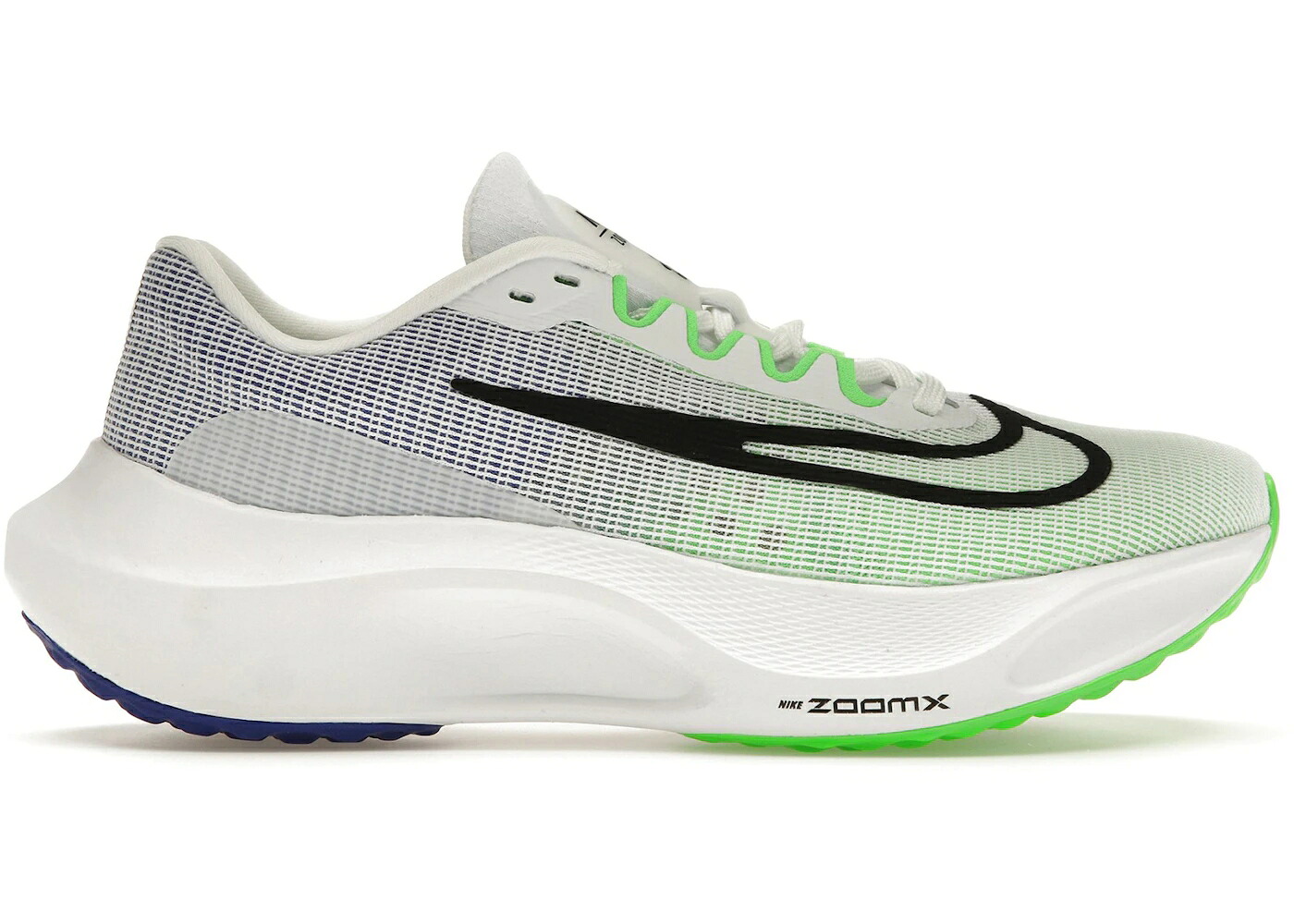 ナイキ ズーム 白色 ホワイト 緑 グリーン ストライク 青色 ブルー ズームフライ スニーカー メンズ NIKE ZOOM FLY 5 WHITE GREEN STRIKE / WHITE GREEN STRIKE RACER BLUE｜スニケス