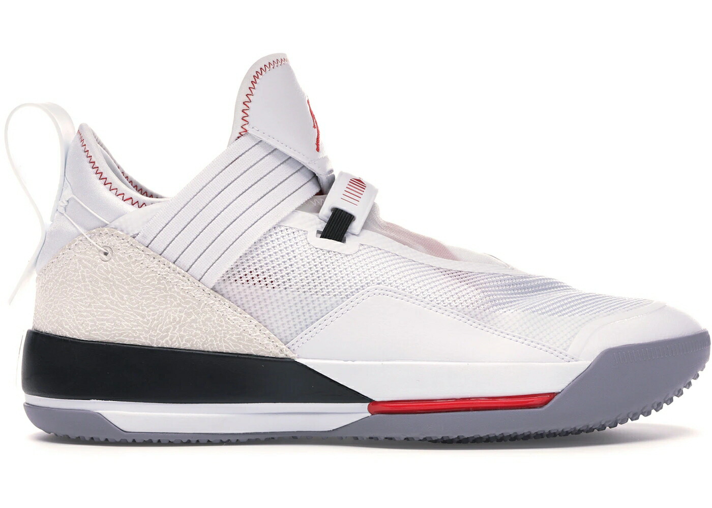 ナイキ ジョーダン 白色 ホワイト 赤 レッド 黒色 ブラック ゴールド スニーカー メンズ JORDAN XXXIII SE WHITE GYM RED BLACK / WHITE METALLIC GOLD GYM RED