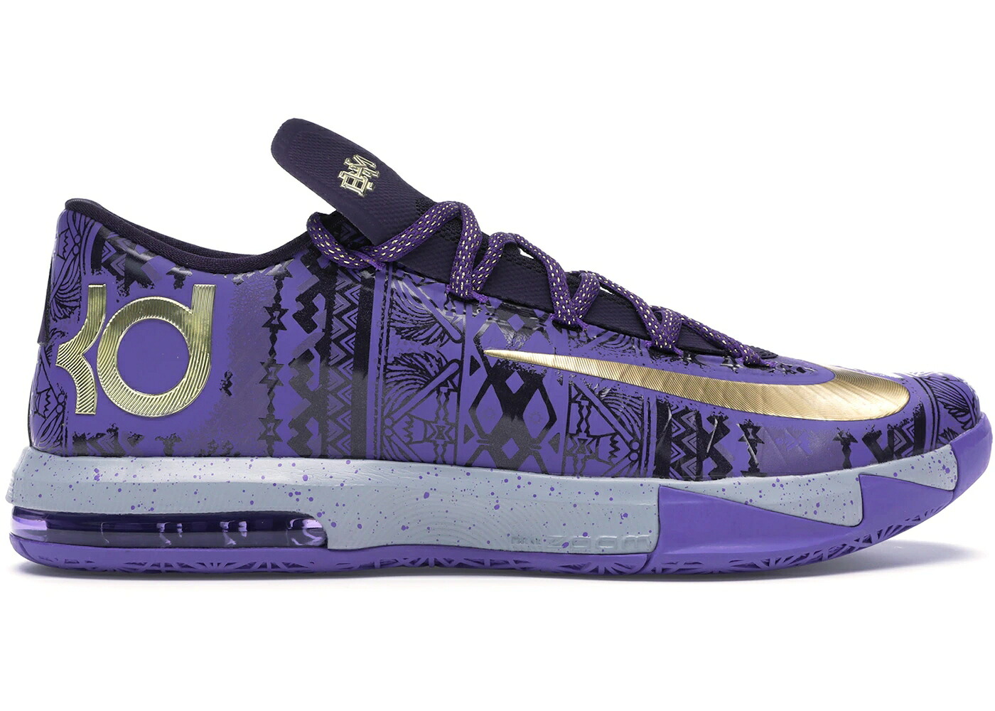 ナイキ 紫 パープル ゴールド スニーカー メンズ NIKE KD 6 BHM / PURPLE VENOM METALLIC GOLD|スニケス