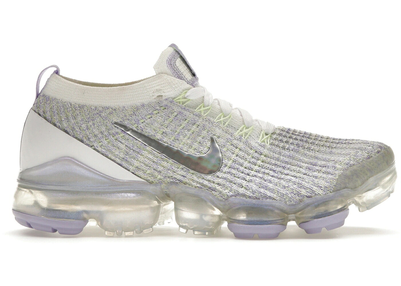 ナイキ 飛球編み物 白いこと 白いこと エアヴェイパーマックス WOMEN\u0027S スニーカー レディース NIKE AIR VAPORMAX FLYKNIT 3 BARELY VOLT (WOMEN\u0027S) / TRUE WHITE BARELY VOLT