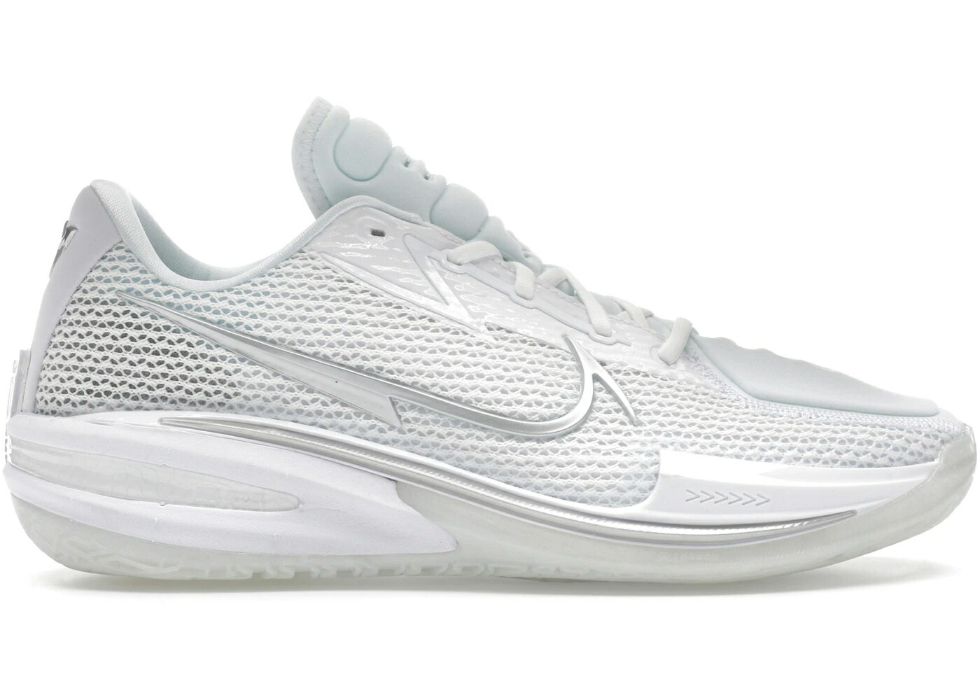 ナイキ 望遠レンズ 白いこと 白いこと スニーカー メンズ NIKE AIR ZOOM GT CUT WHITE CHROME / WHITE CHROME