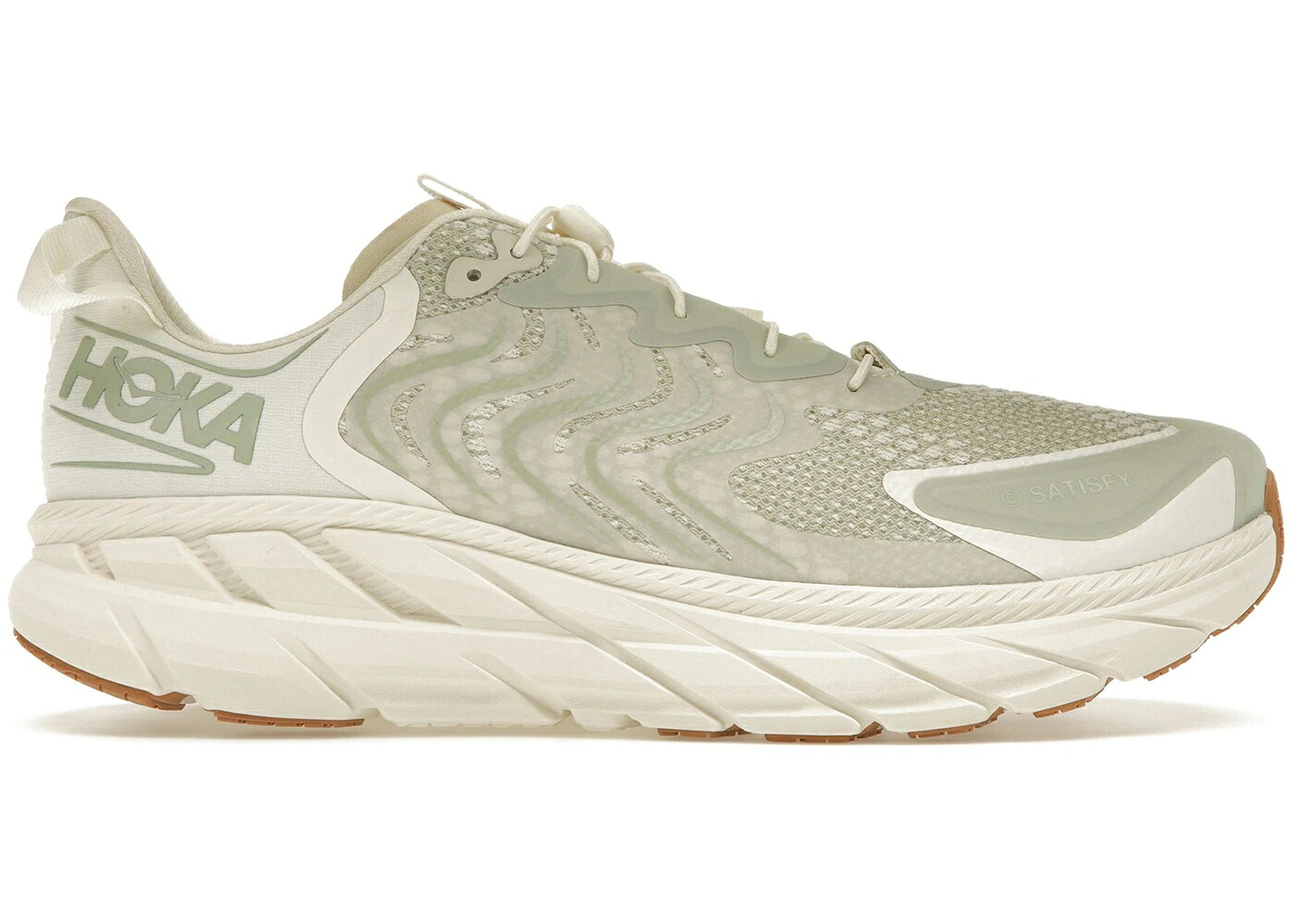 ホカオネオネ 白いこと 白いこと スニーカー メンズ HOKA ONE ONE HOKA ONE CLIFTON LS SATISFY CELADON TINT / CELADON TINT WHISPER WHITE
