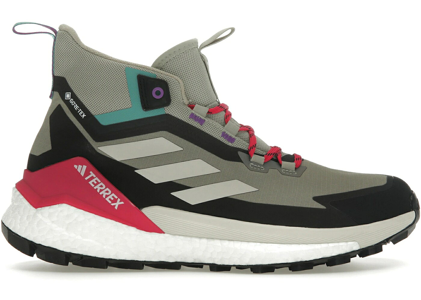 アディダス 無償性 ゴアテックス 積貨委託貨物 レアル マジェンタ 2.0 スニーカー メンズ ADIDAS TERREX FREE HIKER GORE-TEX TRACE CARGO TALC REAL MAGENTA / TRACE CARGO TALC REAL MAGENTA