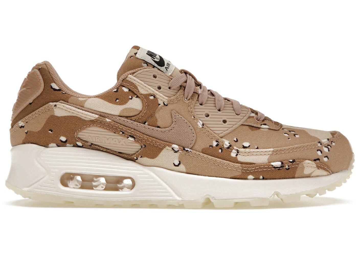 ナイキ マックス カモ柄 茶色 ブラウン エアマックス WOMEN スニーカー レディース NIKE AIR MAX 90 DESERT CAMO (WOMEN) / HEMP SAIL VELVET BROWN LIGHT