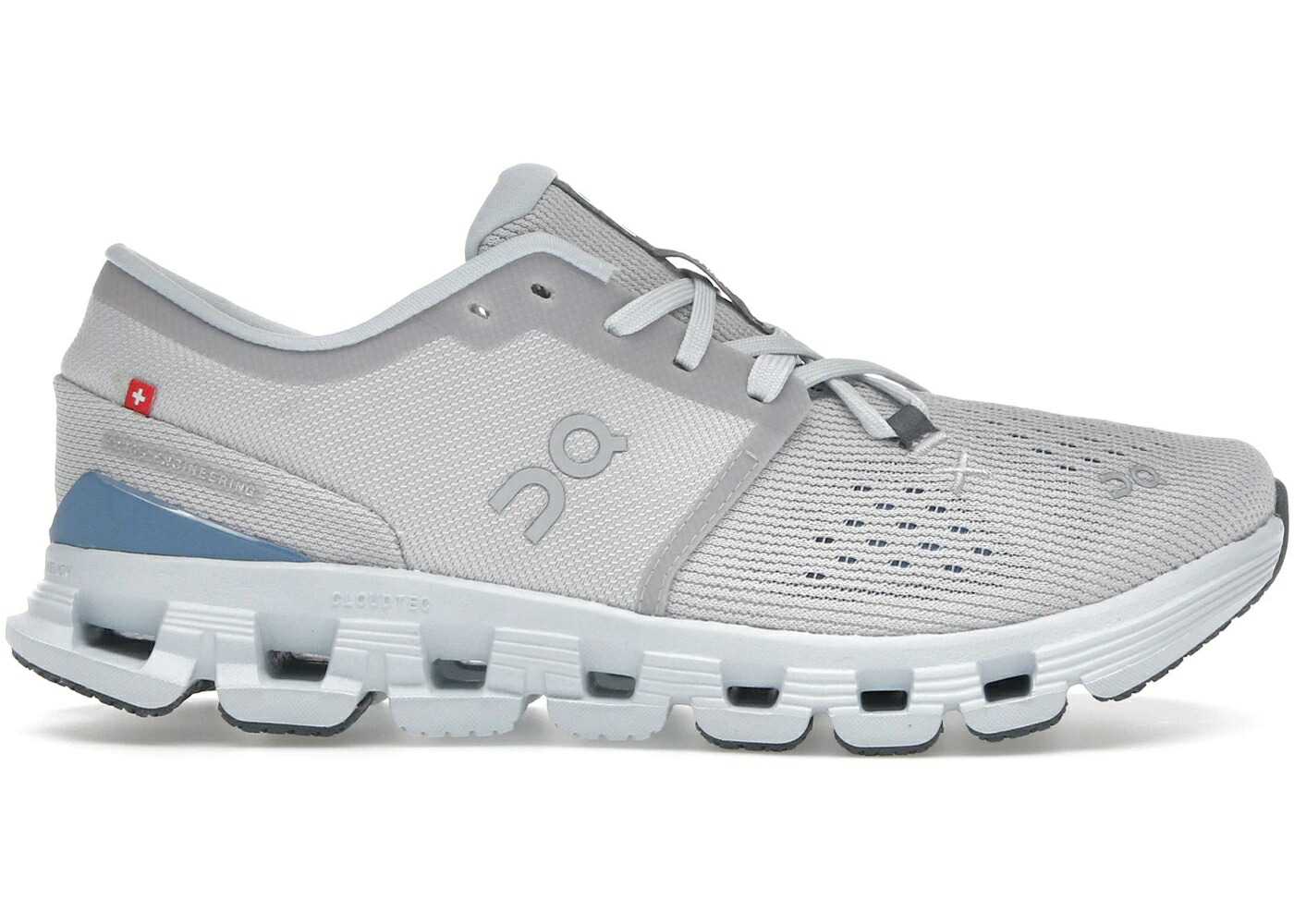オン しろがね色 しろがね色 WOMEN\u0027S スニーカー レディース ON RUNNING CLOUD X 4 SILVER CHAMBRAY (WOMEN\u0027S) / SILVER CHAMBRAY