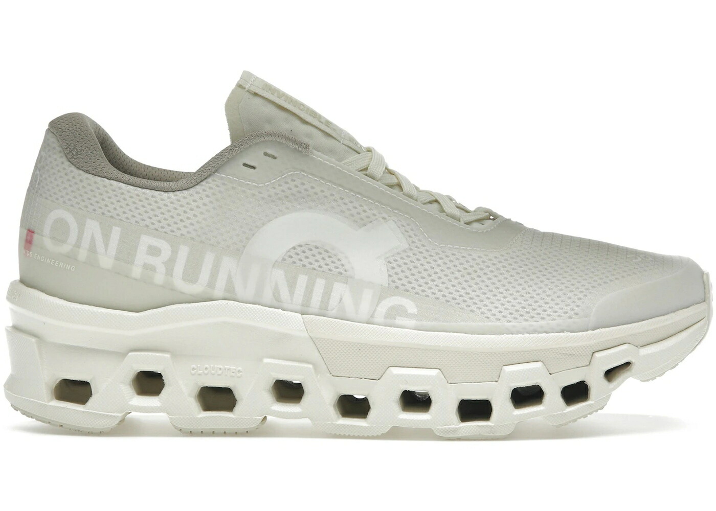オン アイボリー 白色 ホワイト スニーカー メンズ ON RUNNING CLOUDMONSTER 2 INVINCIBLE IVORY WHITE / IVORY WHITE