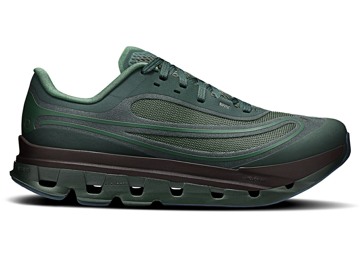 オン スニーカー メンズ ON RUNNING CLOUDFLOW 5 AD IKON OBSIDIAN EVERGREEN / OBSIDIAN EVERGREEN