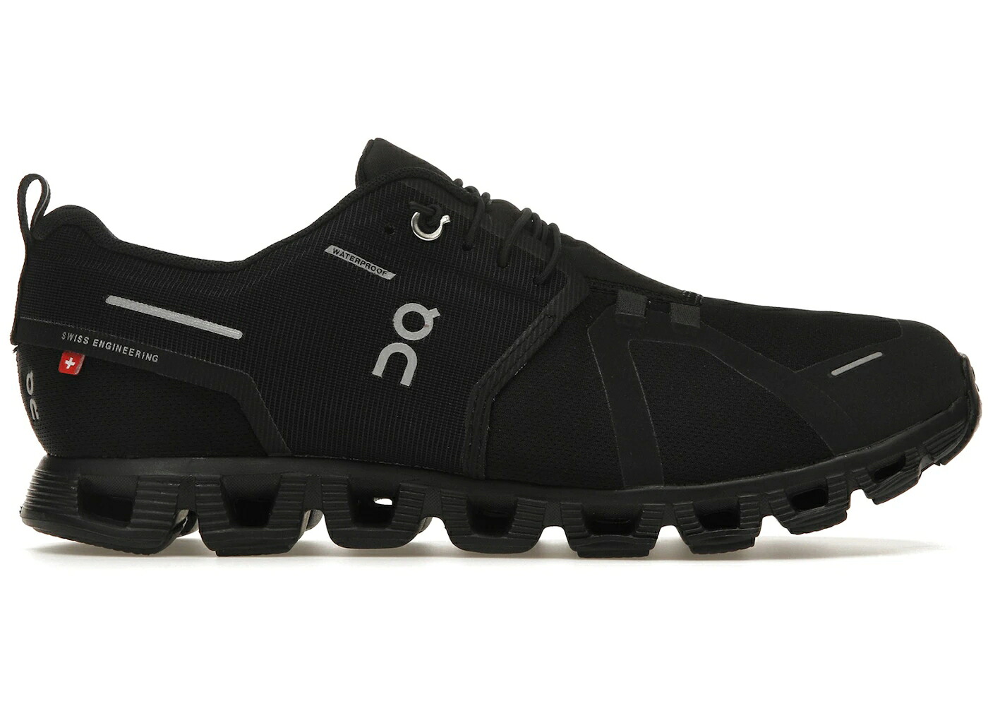 オン 黒色 ブラック スニーカー メンズ ON RUNNING CLOUD 5 WATERPROOF ALL BLACK / ALL BLACK｜スニケス