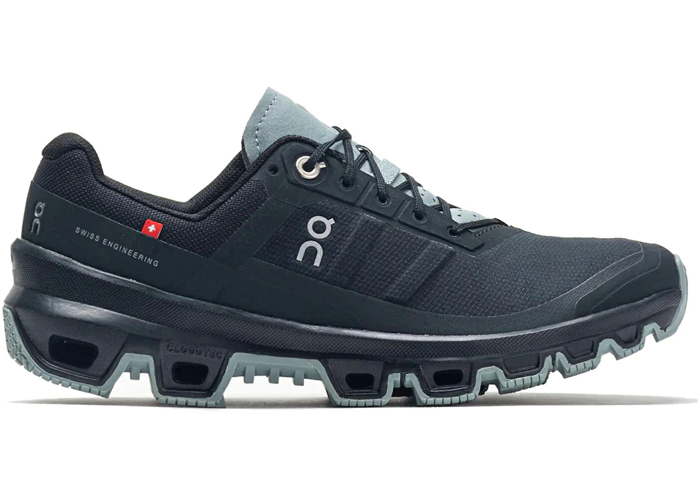 オン 黒いこと 黒いこと 3.0 WOMEN\u0027S スニーカー レディース ON RUNNING CLOUDVENTURE BLACK COBBLE (WOMEN\u0027S) / BLACK COBBLE