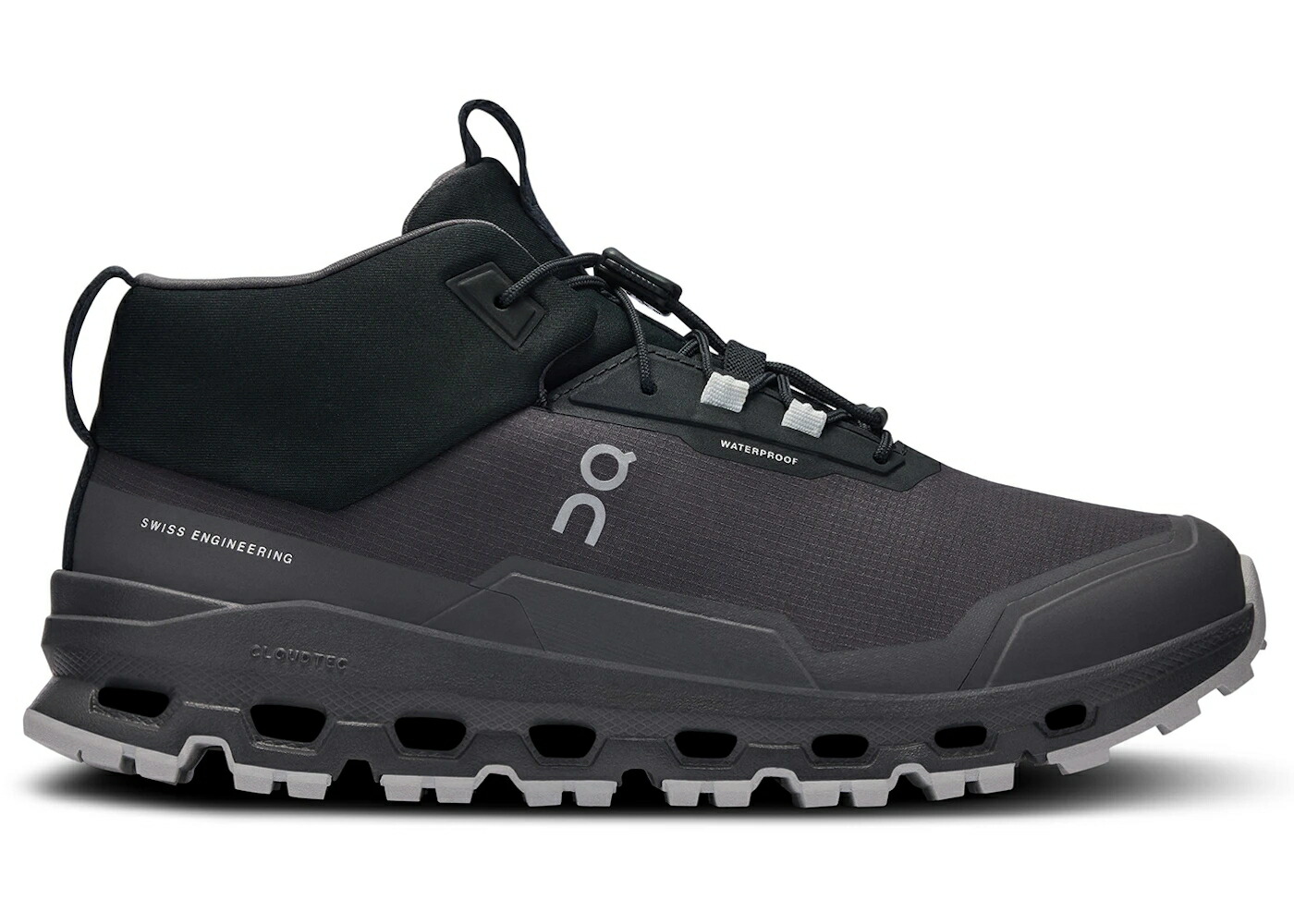 オン ミッド 黒いこと 黒いこと 御坊っちゃん キッズ ON RUNNING CLOUDHERO MID WATERPROOF ECLIPSE BLACK (GS) / ECLIPSE BLACK もの言う花 マタニティ スニーカー