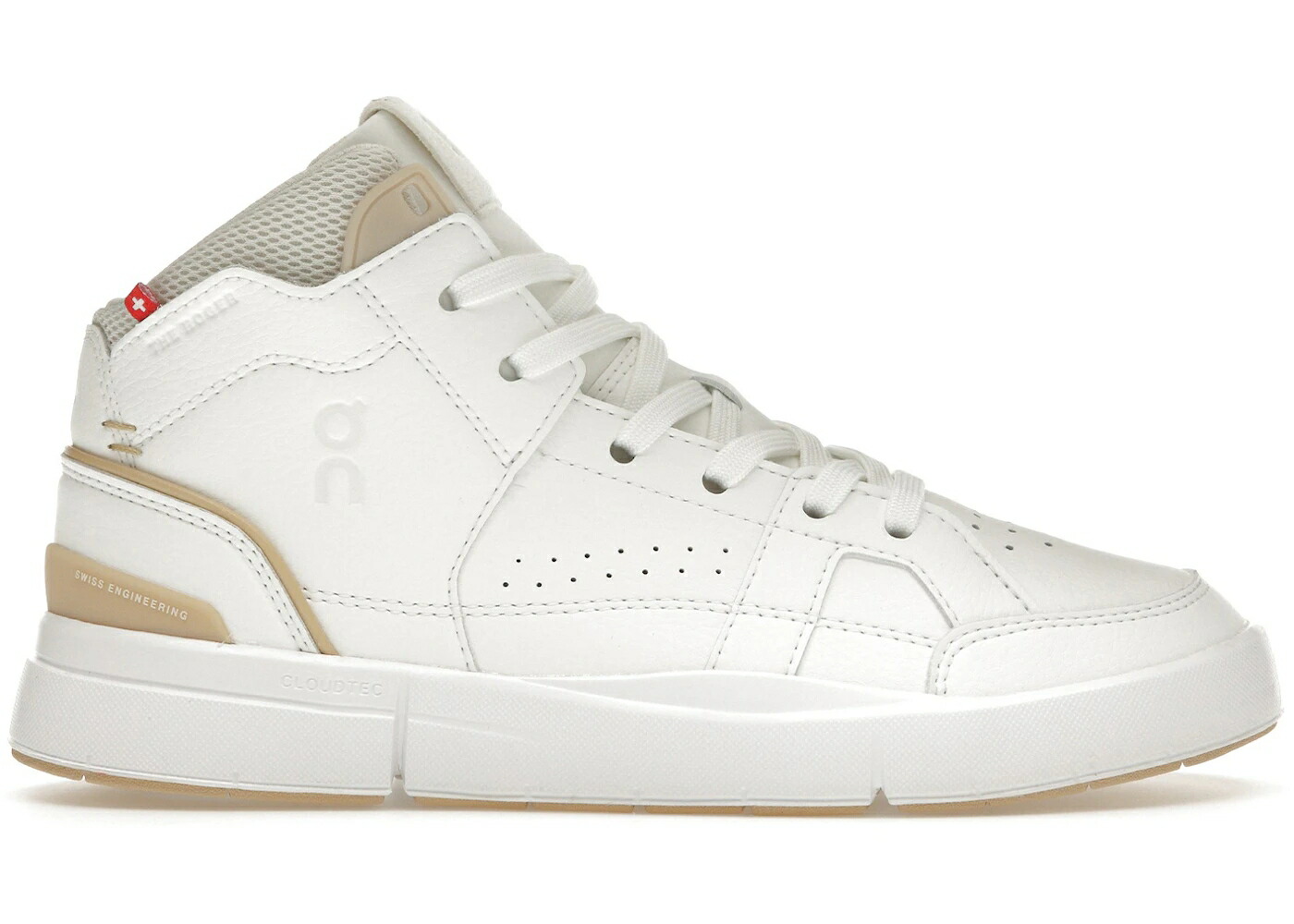 オン ミッド 白色 ホワイト WOMEN'S スニーカー レディース ON THE ROGER CLUBHOUSE MID WHITE SAVANNAH (WOMEN'S) / WHITE SAVANNAH