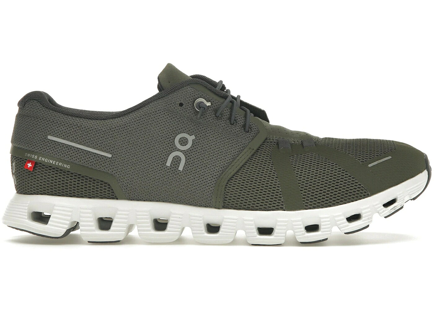 オン オリーブ 緑 緑であること 白いこと 白いこと スニーカー メンズ ON RUNNING CLOUD 5 OLIVE GREEN WHITE / OLIVE WHITE