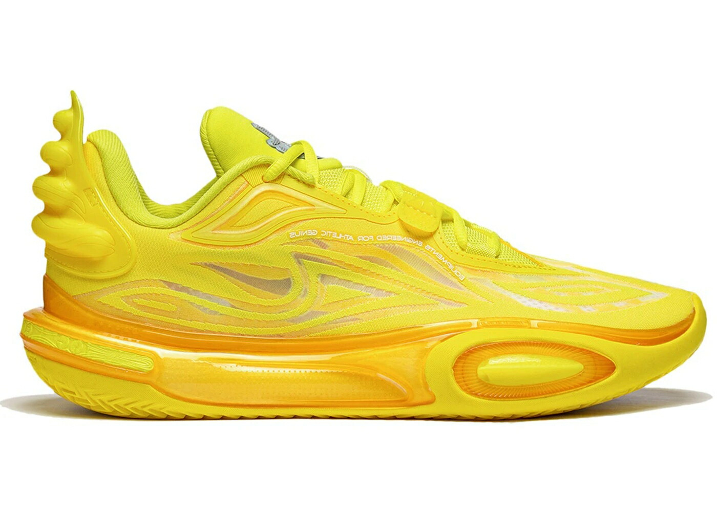 リーニン ウェイド シティ 黄味がかった 黄色 スニーカー メンズ LI-NING WADE ALL CITY 11 V2 CHEMICAL REACTION / YELLOW