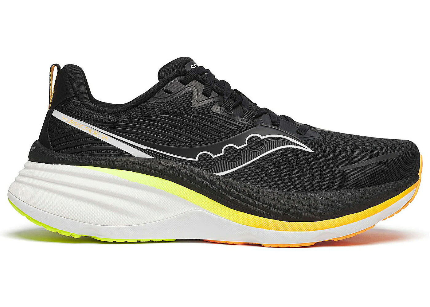 サッカニー ハリケーン 黒色 ブラック スニーカー メンズ SAUCONY HURRICANE 24 BLACK VO2 / BLACK VO2