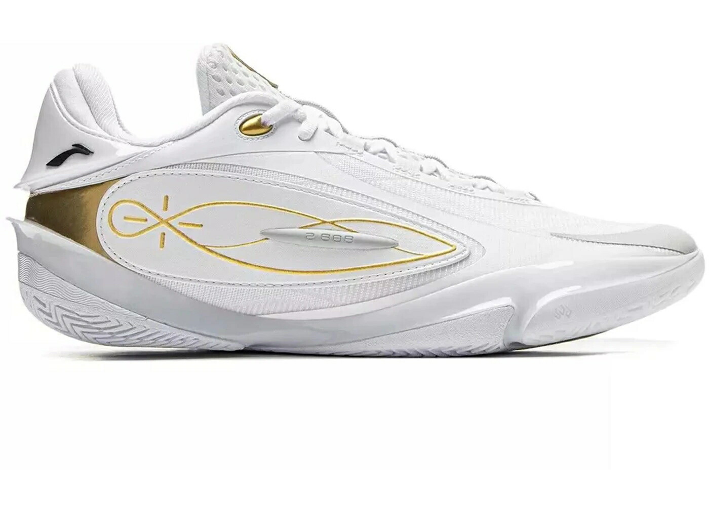リーニン ウェイド 白いこと 白いこと ゴールド スニーカー メンズ LI-NING WAY OF WADE 808 5 ROAD TO GLORY / WHITE GOLD